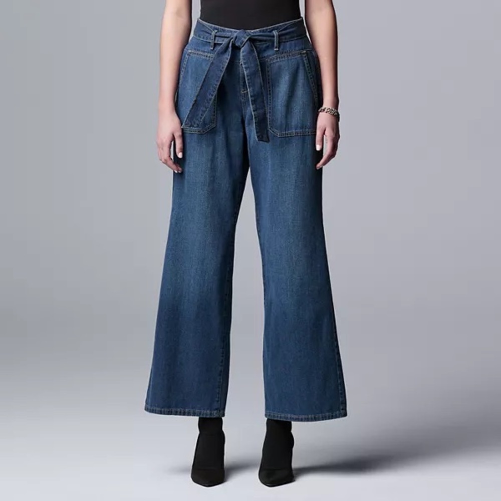 Vera Wang Wide leg jeans